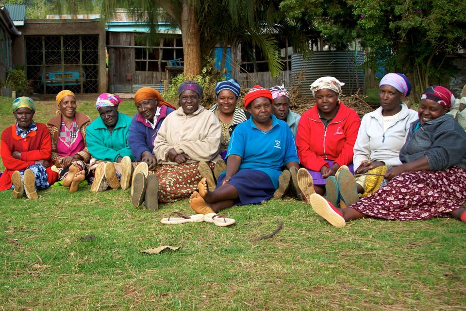 A registered self-help or women's group meeting
