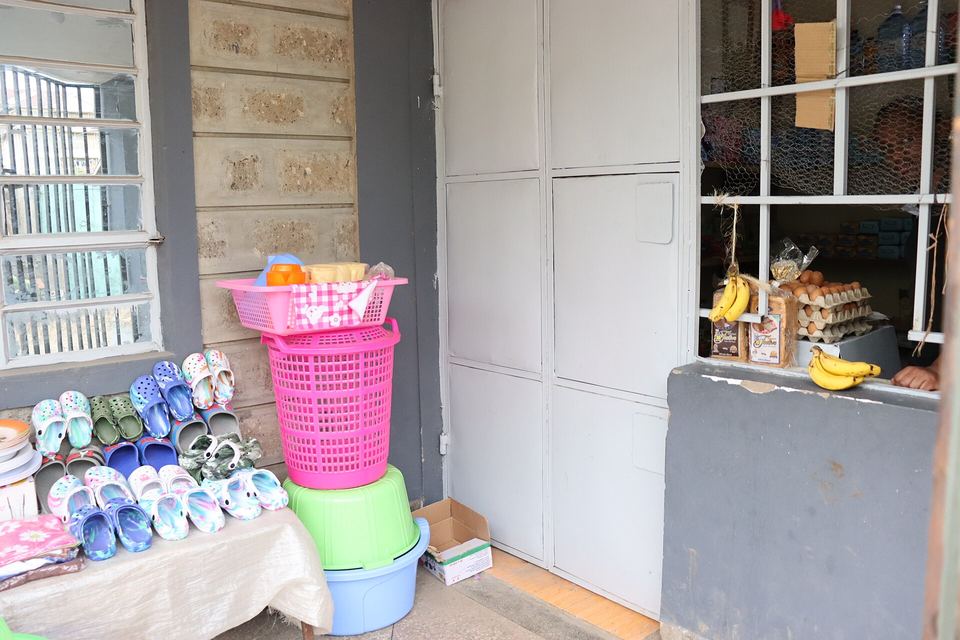 A small retail shop or duka