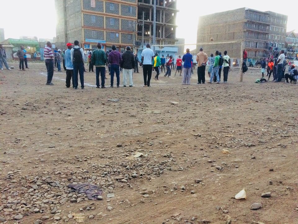 A busy street in Githurai 45, Nairobi