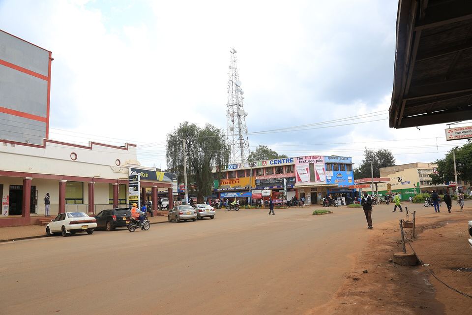 Street scene in Kitale town centre, Trans Nzoia