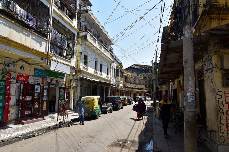 A street in Mombasa old town